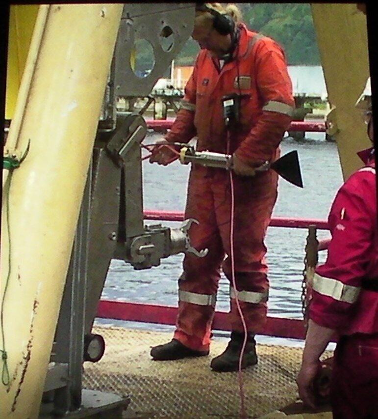Field testing an earlier marine tool using the core operating principle